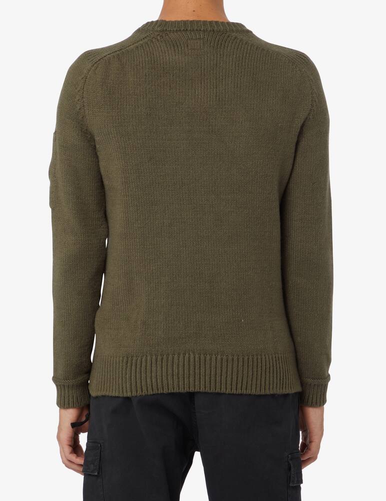 Cp Company Fleece roundneck sweater - Green - picture 3 Cp Company Fleece roundneck sweater - Green - picture 3