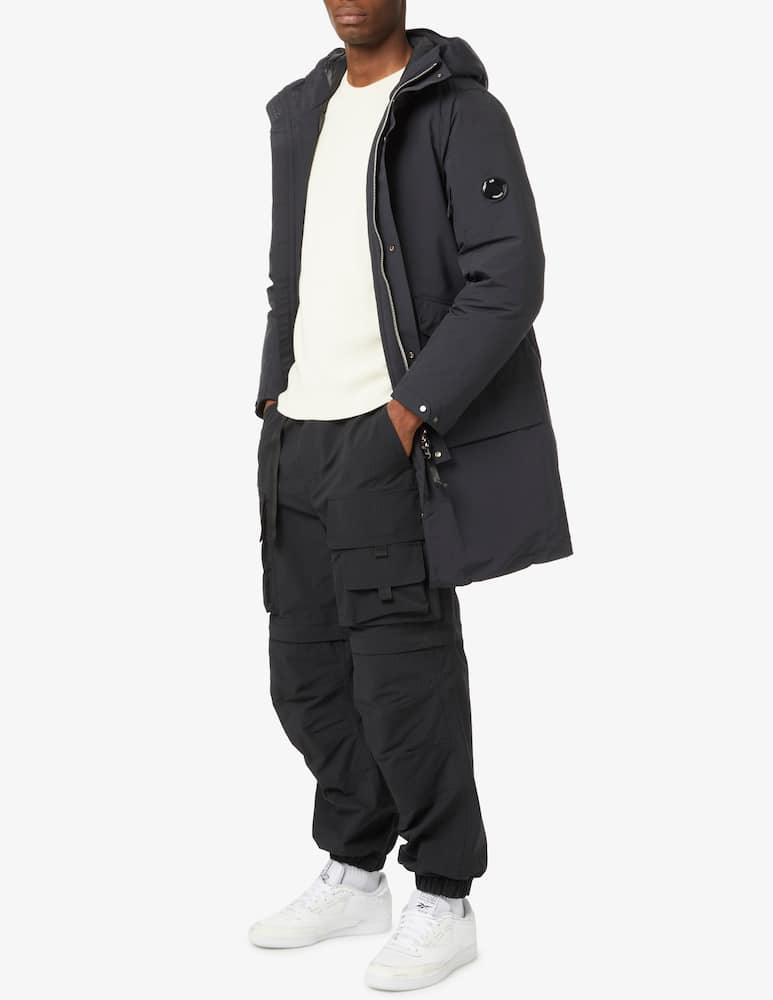 rinascente Cp Company Long jacket micro m - Black