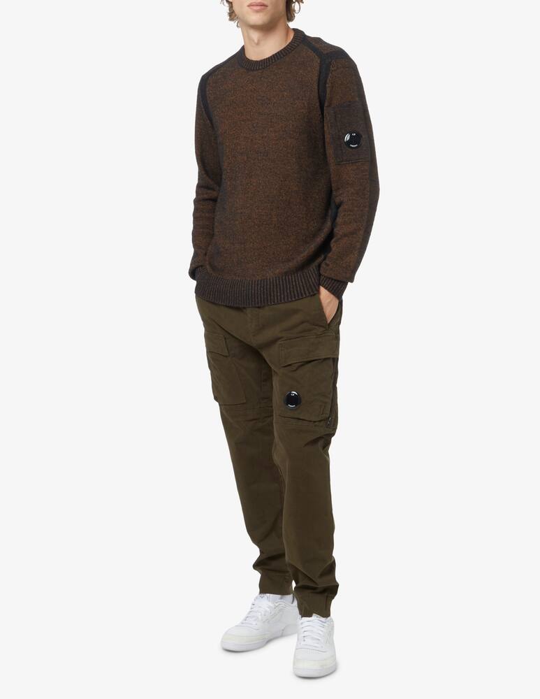 rinascente Cp Company Chenille roundneck sweater - Brown