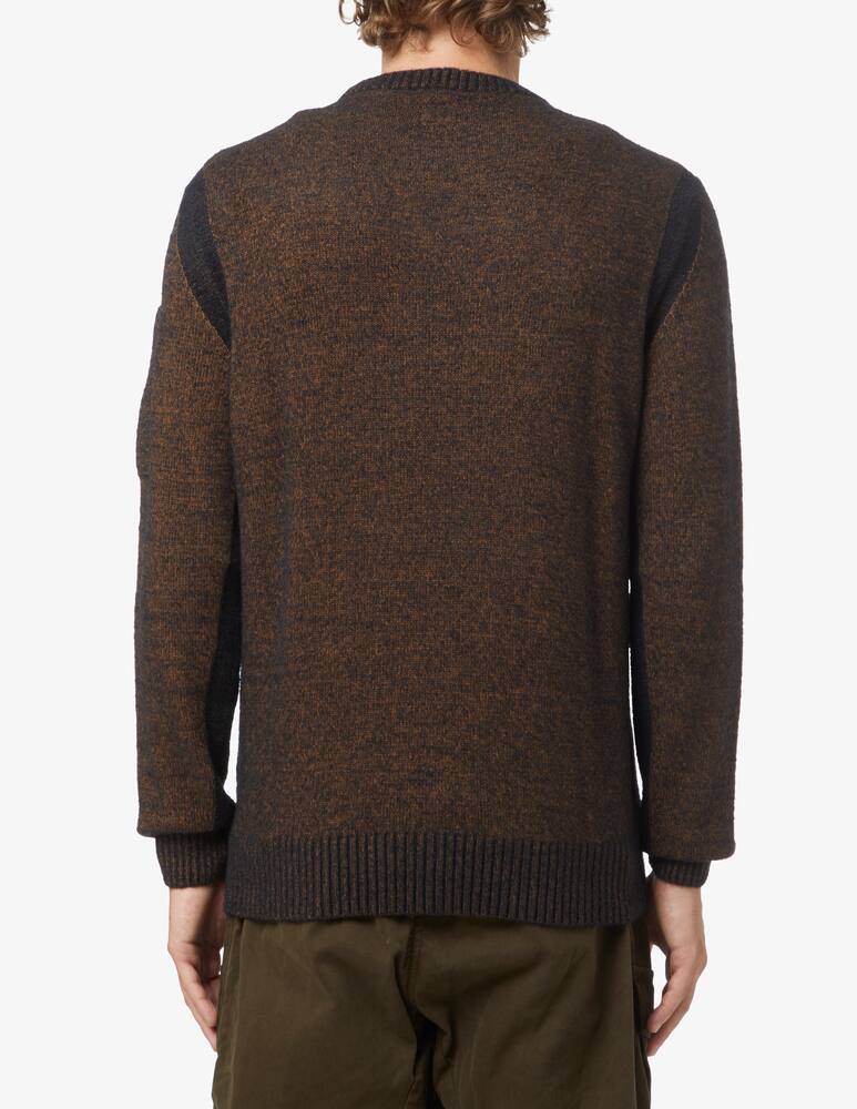rinascente Cp Company Chenille roundneck sweater - Brown
