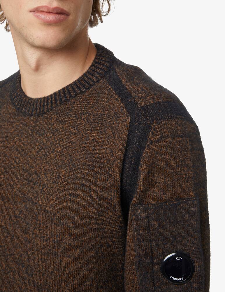 rinascente Cp Company Chenille roundneck sweater - Brown