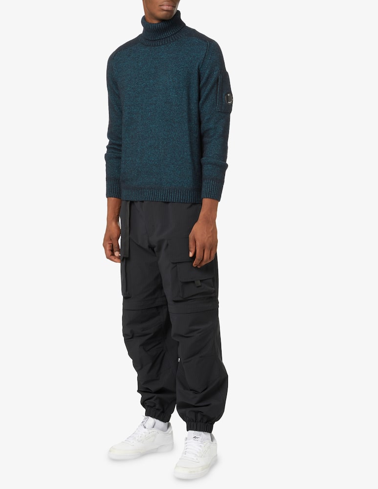 rinascente Cp Company Chenille turtleneck - Green