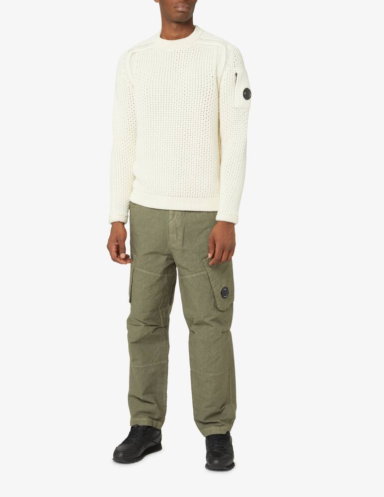 rinascente Cp Company Pattern lambswool sweater - White