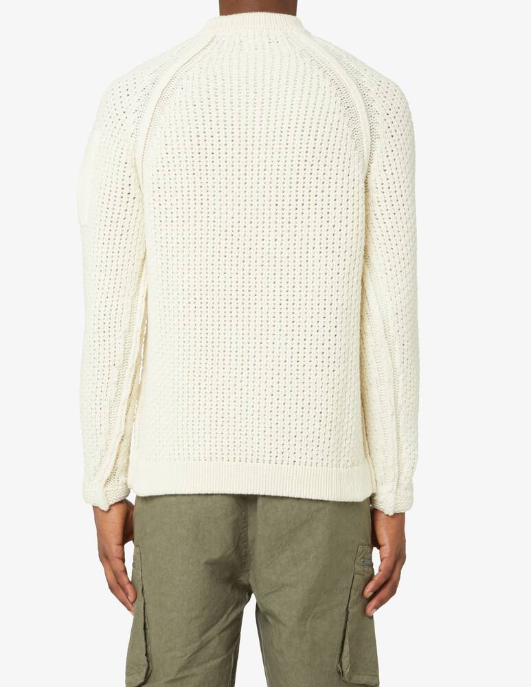 rinascente Cp Company Pattern lambswool sweater - White