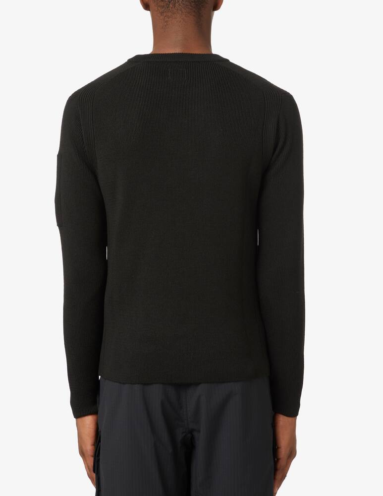 rinascente Cp Company Ribbed roundneck sweater - Black