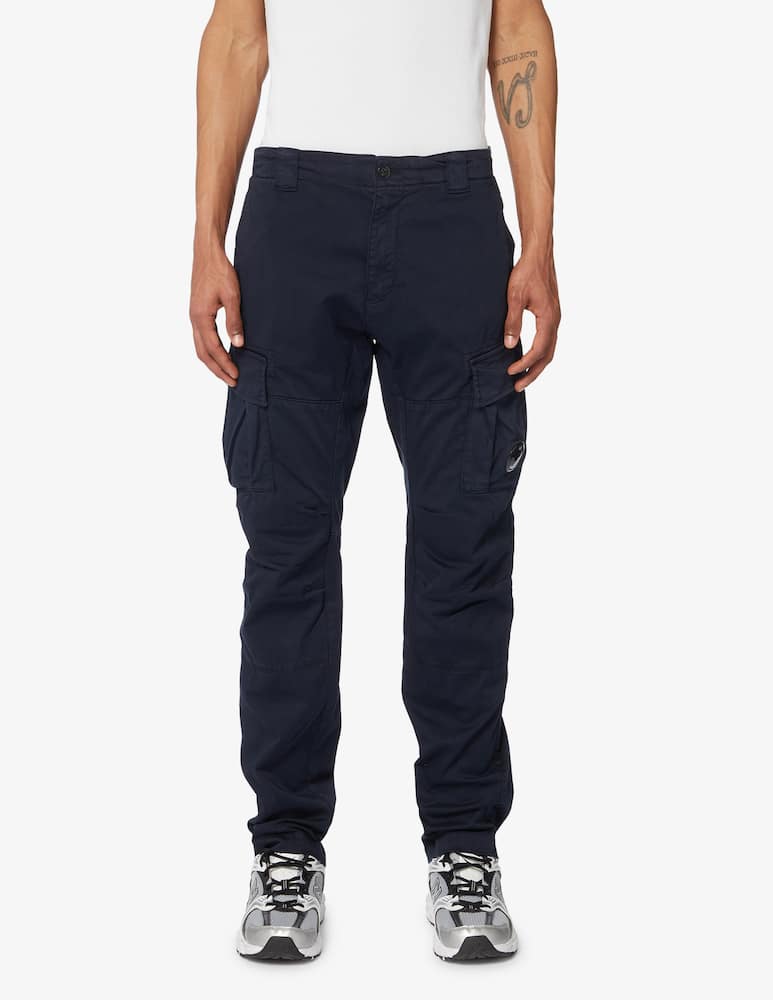 rinascente Cp Company Pantaloni cargo stretch satin con lenti 