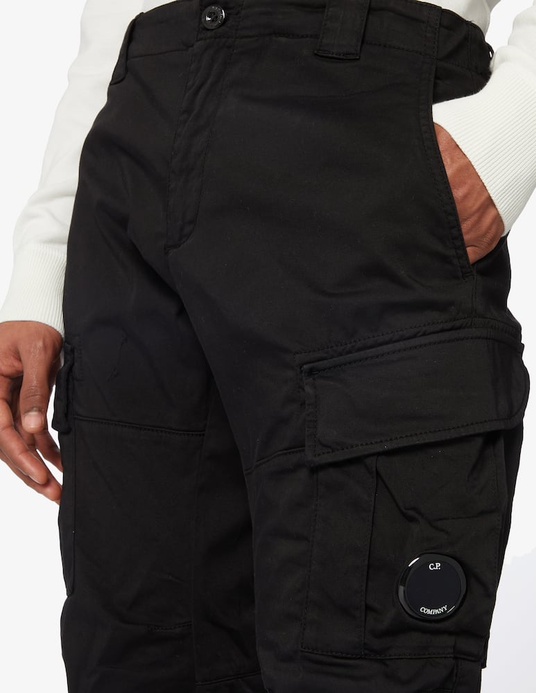 rinascente Cp Company Pantaloni cargo stretch satin con lenti 