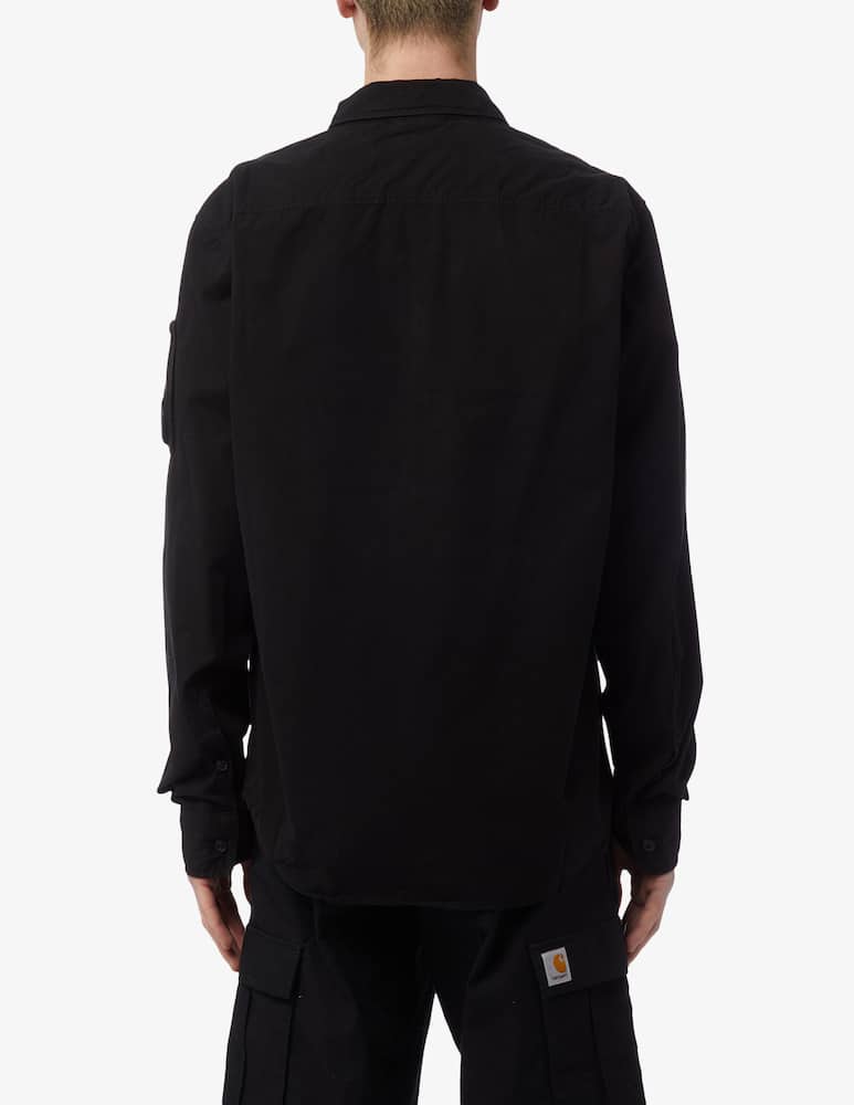 rinascente Cp Company Camicia manica lunga gabardine con zip 