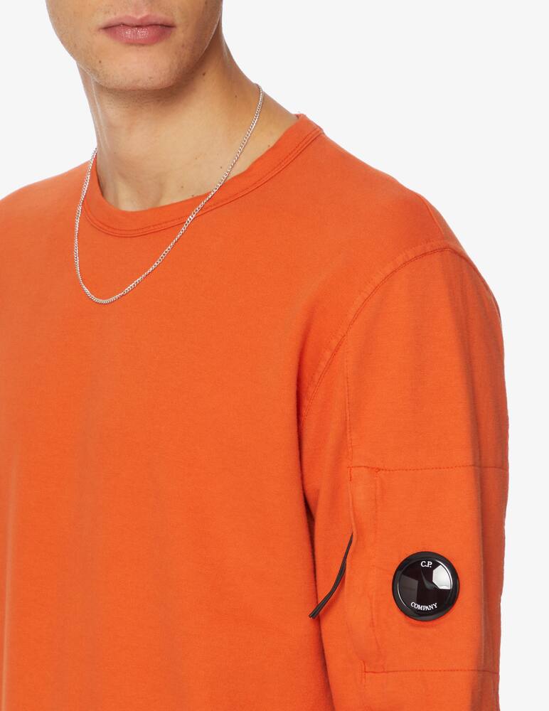 rinascente Cp Company Fleece crewneck jumper with lens 