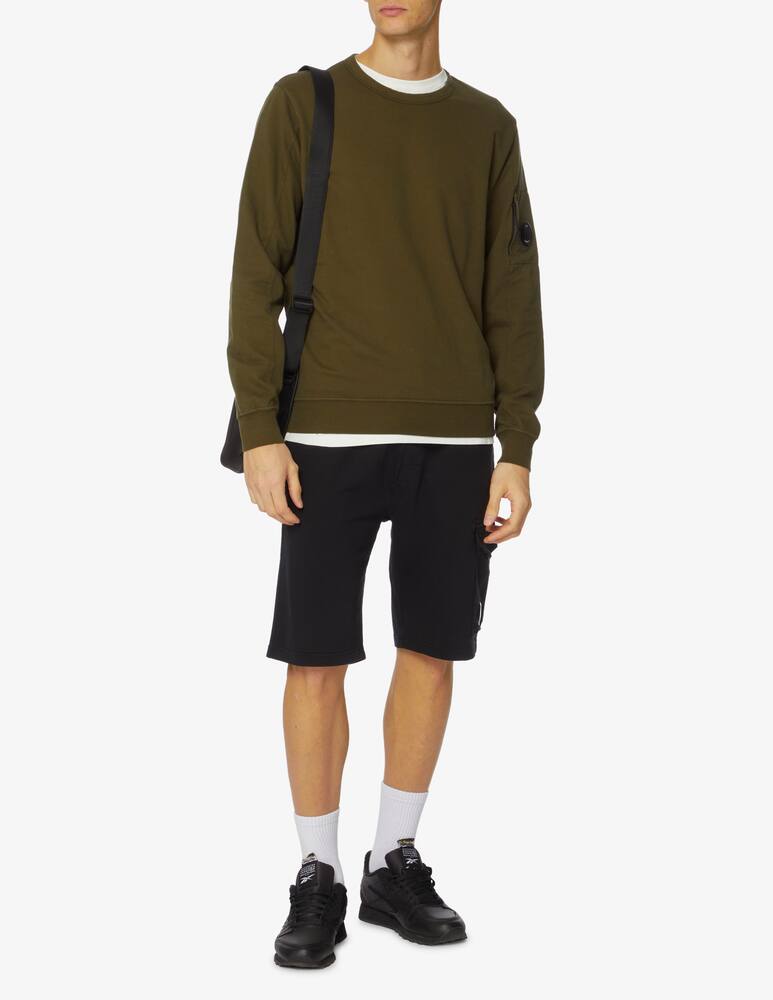 rinascente Cp Company Fleece crewneck jumper with lens 