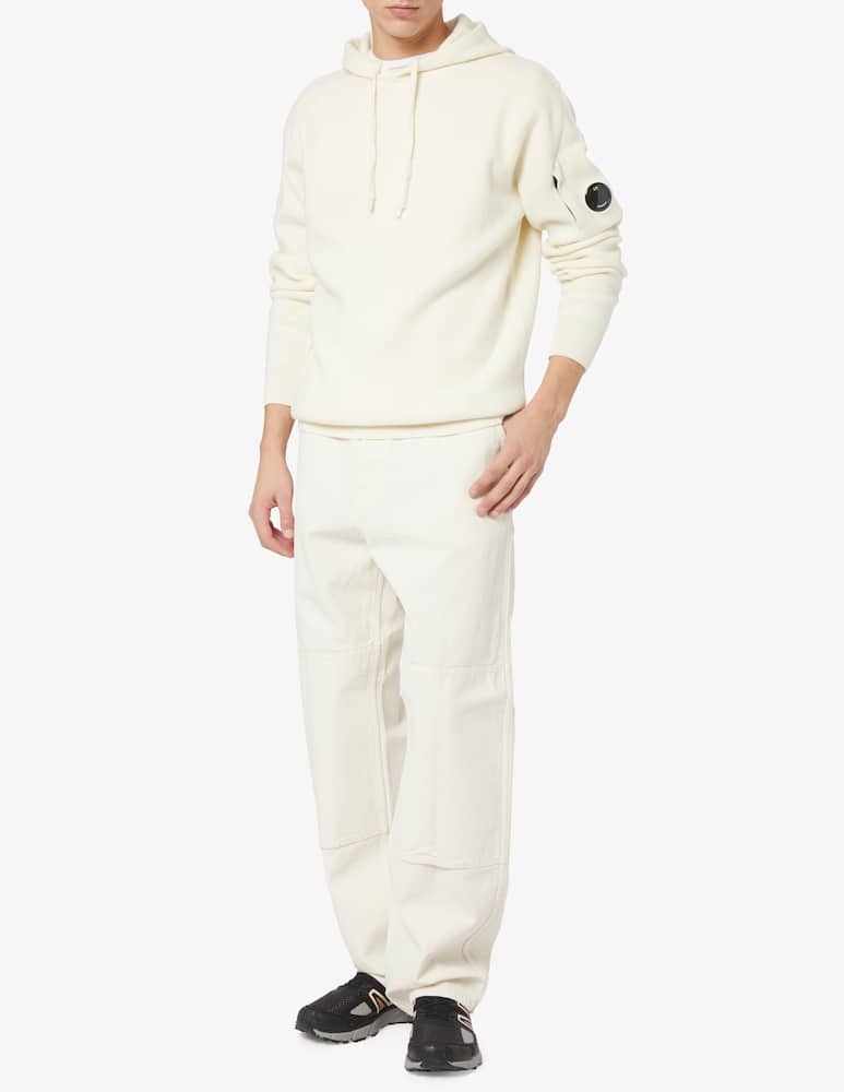 rinascente Cp Company Felpa in lana con cappuccio