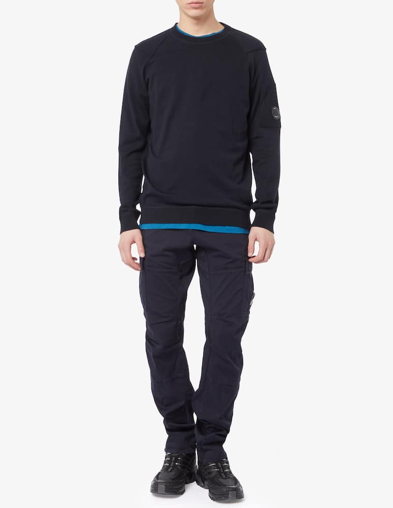 rinascente Cp Company Sea island lens knitted jumper