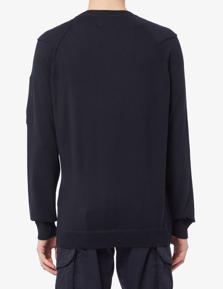 rinascente Cp Company Sea island lens knitted jumper