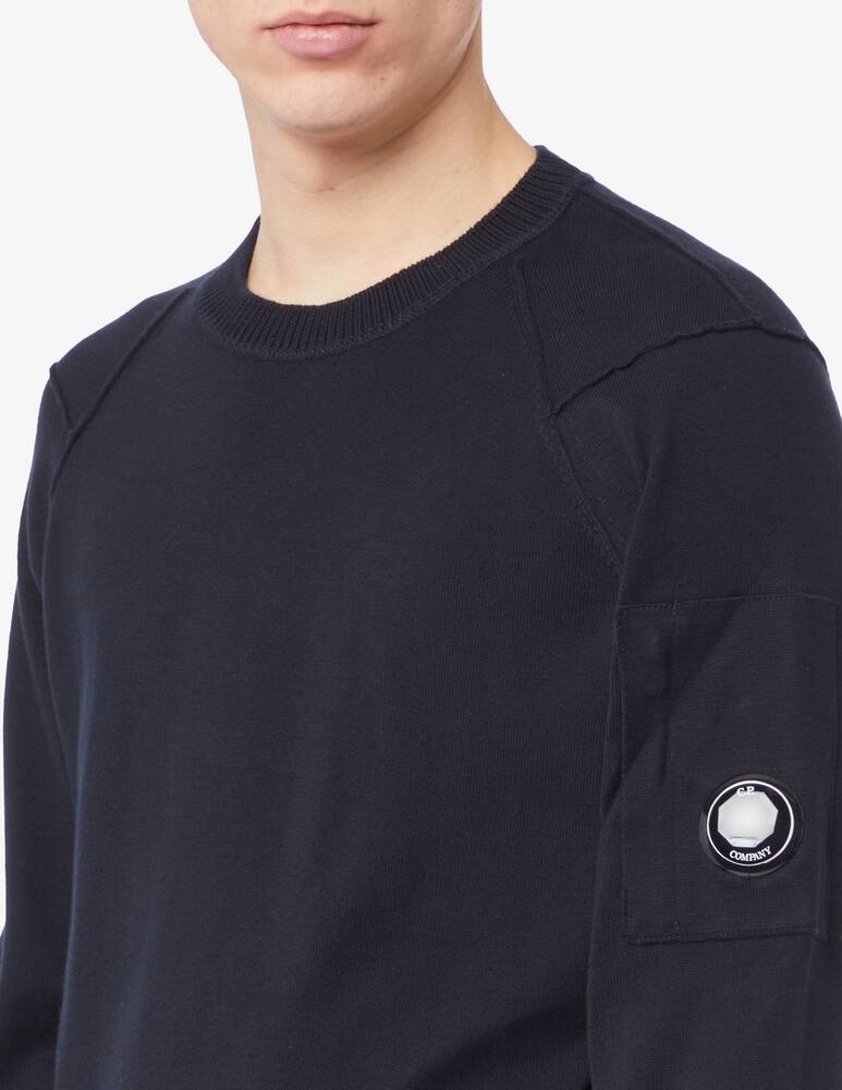 rinascente Cp Company Sea island lens knitted jumper