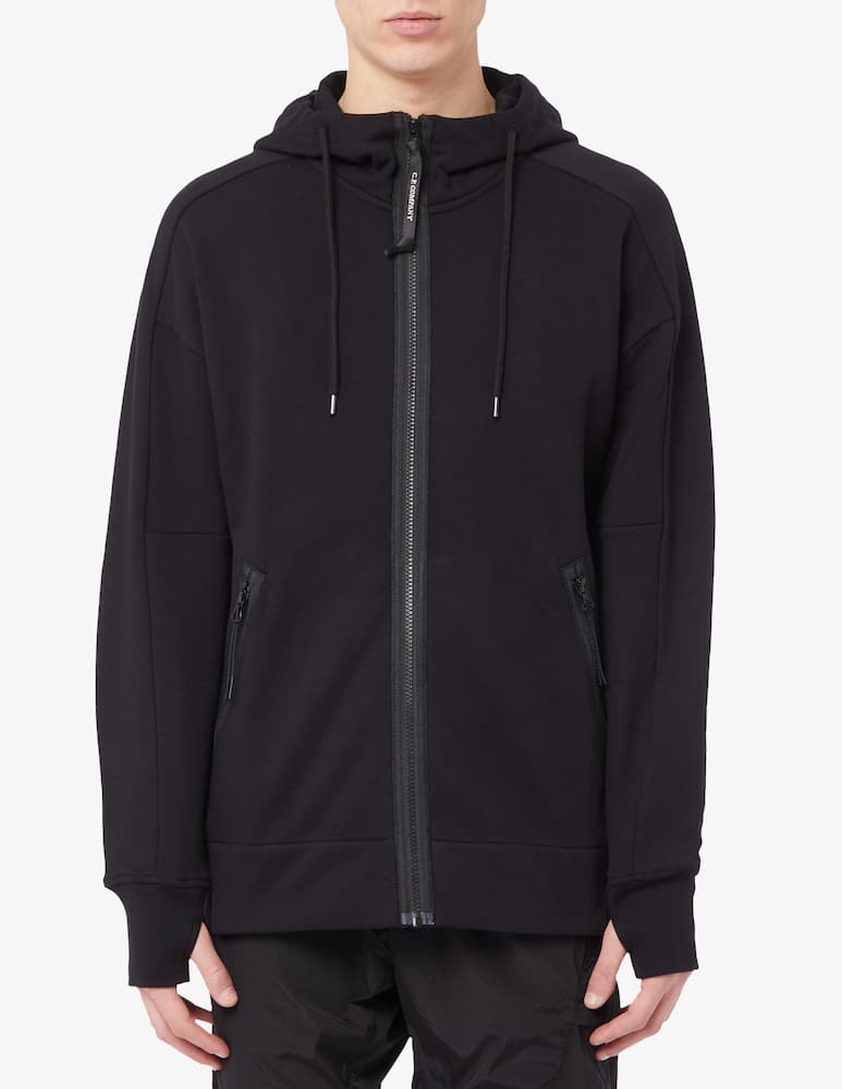 Cp Company Diagonal raised fleece goggle zipped hoodie - picture 1 Cp Company Diagonal raised fleece goggle zipped hoodie - picture 1