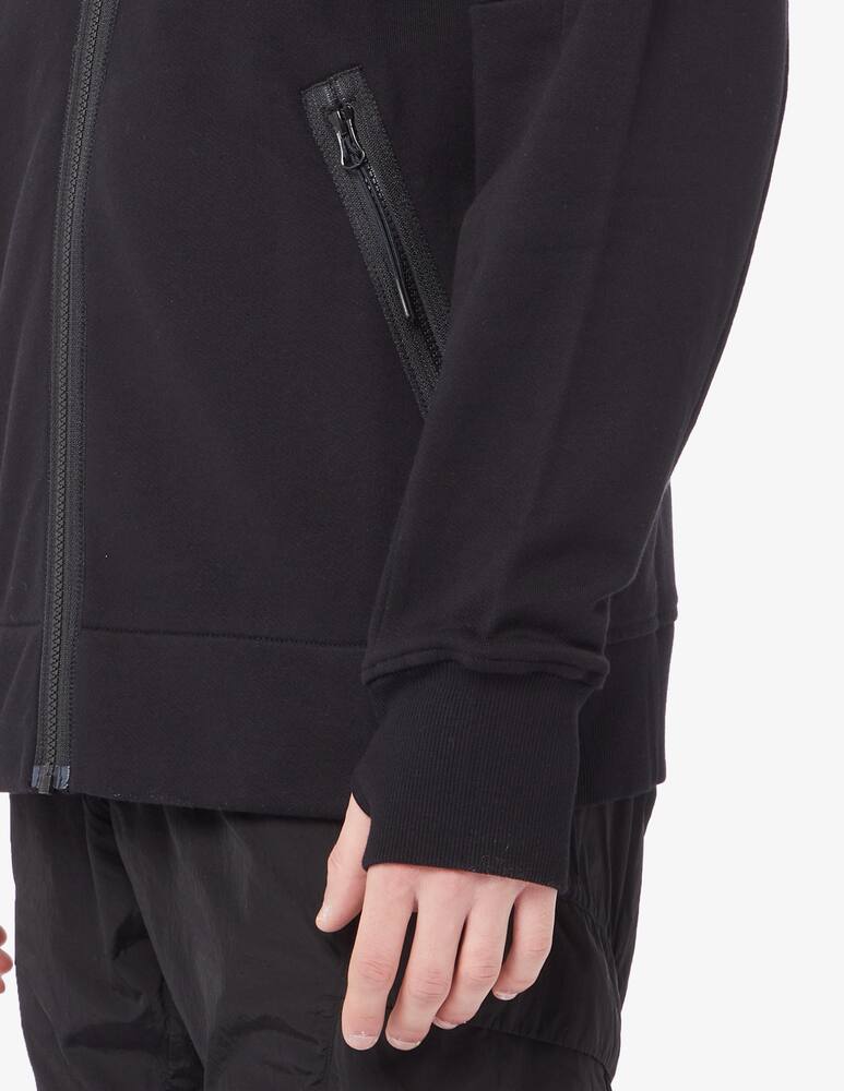 rinascente Cp Company Diagonal raised fleece goggle zipped hoodie