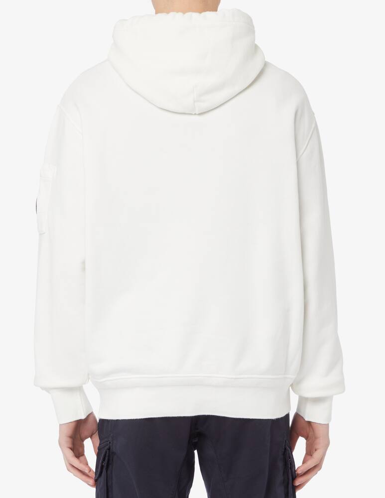 rinascente Cp Company Felpa con cappuccio diagonal lens