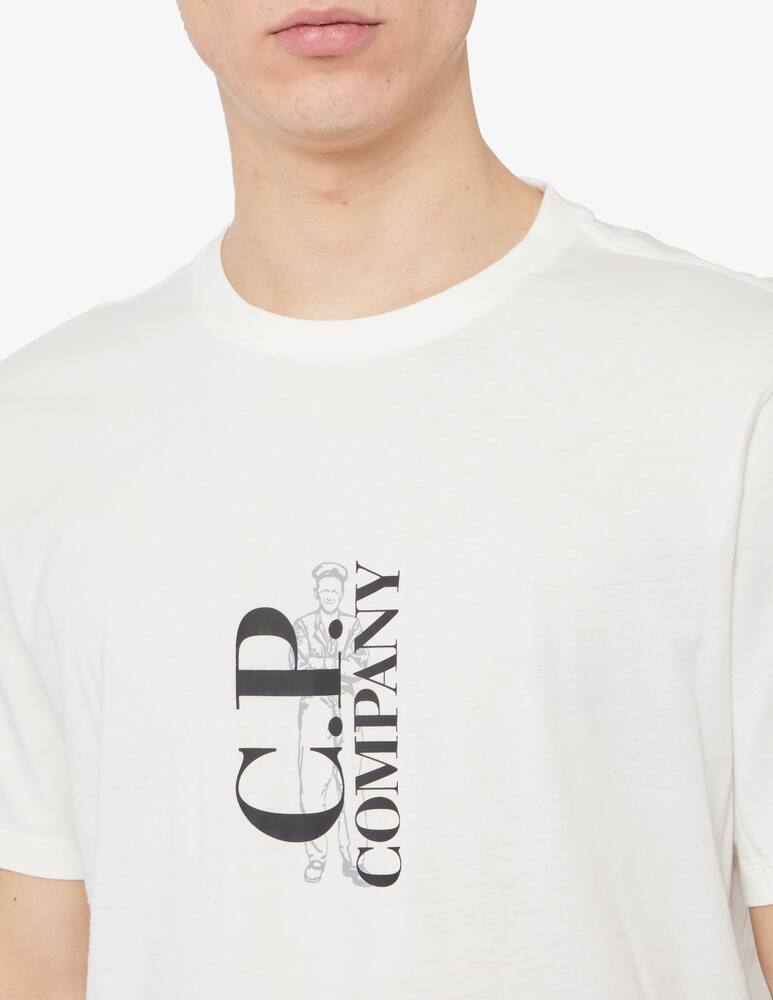 Cp Company Maglietta sailor retro logo fronte - immagine 4