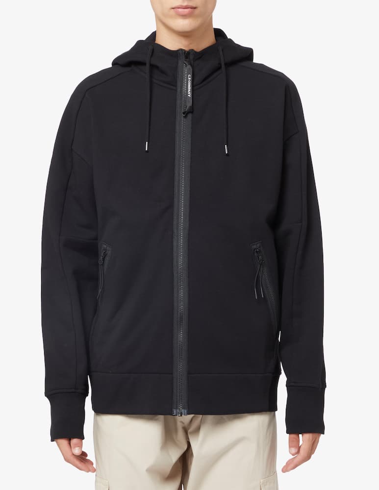 Cp Company Felpa con cappuccio e zip lens - immagine 1