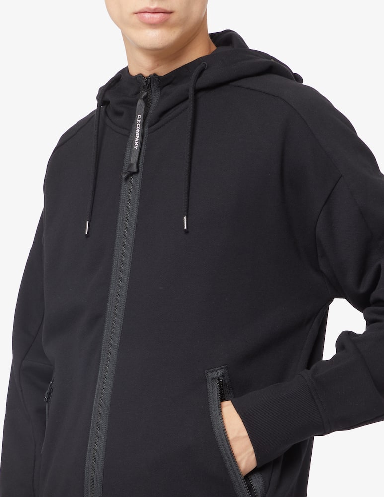 Cp Company Felpa con cappuccio e zip lens - immagine 4