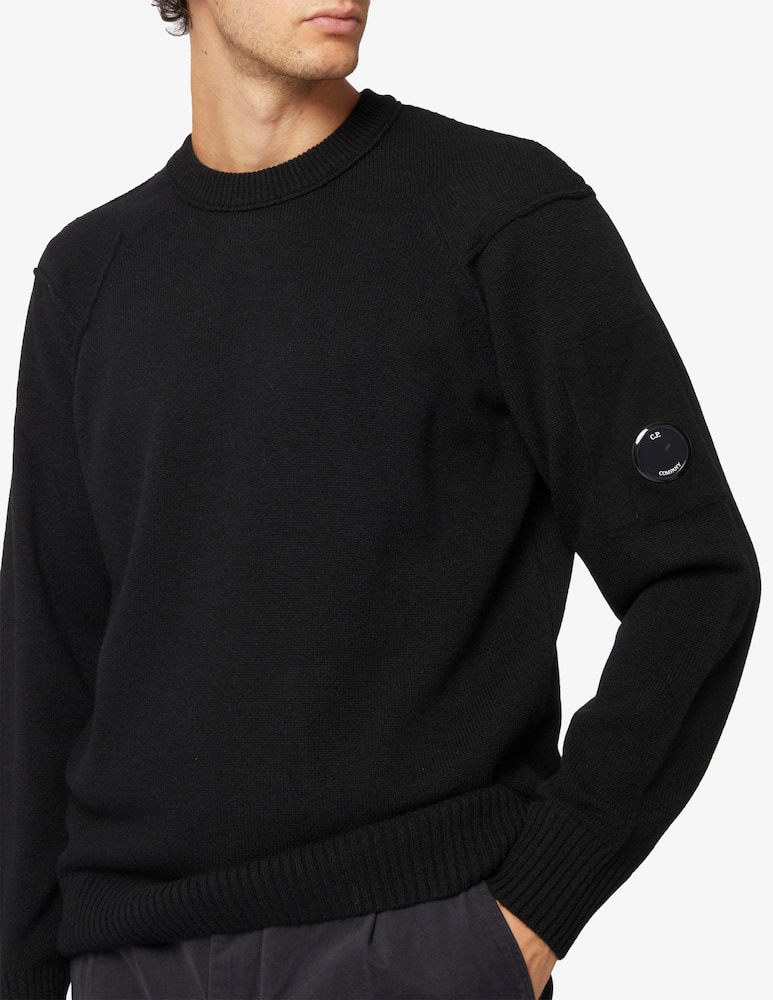 rinascente Cp Company Maglia lens in lana d'agnello