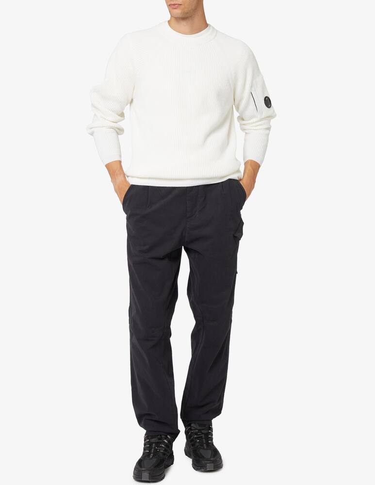 rinascente Cp Company Maglia a costine lens in lana d'agnello