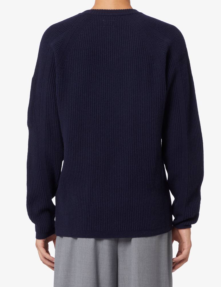 rinascente Cp Company Maglia a costine lens in lana d'agnello