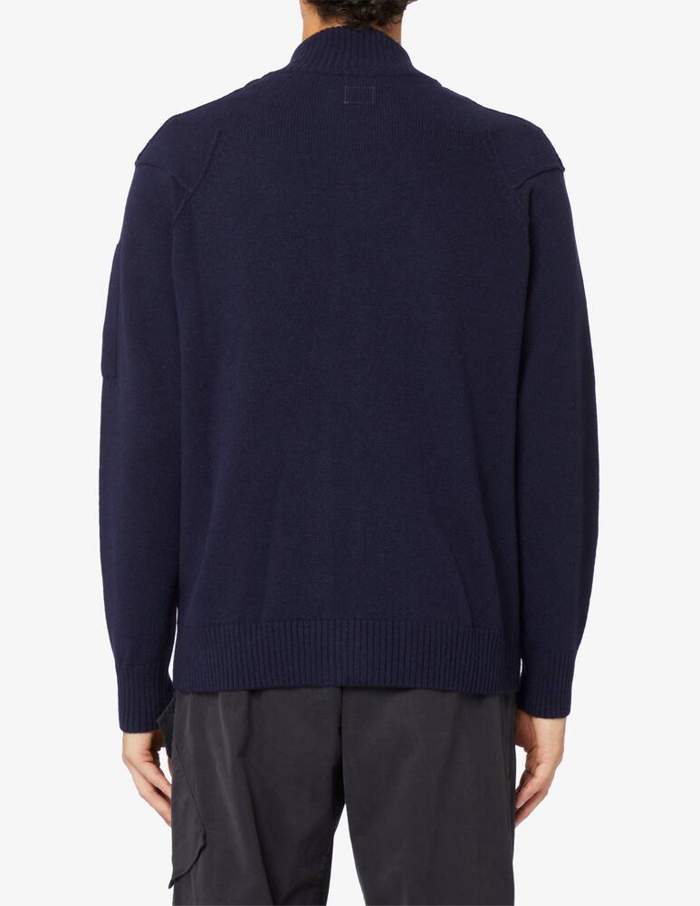 rinascente Cp Company Cardigan lens in lana d'agnello