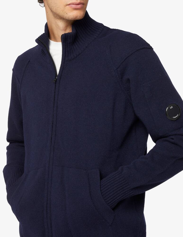 rinascente Cp Company Cardigan lens in lana d'agnello