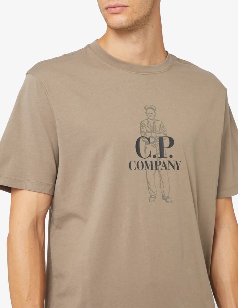 rinascente Cp Company Big logo front t shirt