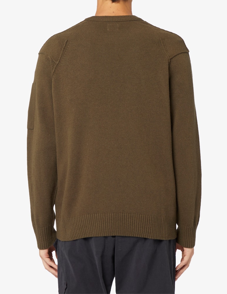 rinascente Cp Company Maglia lens in lana d'agnello