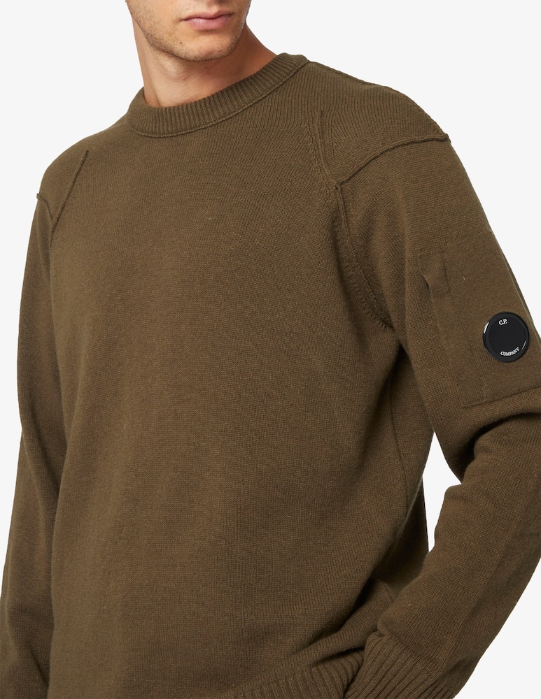 rinascente Cp Company Maglia lens in lana d'agnello