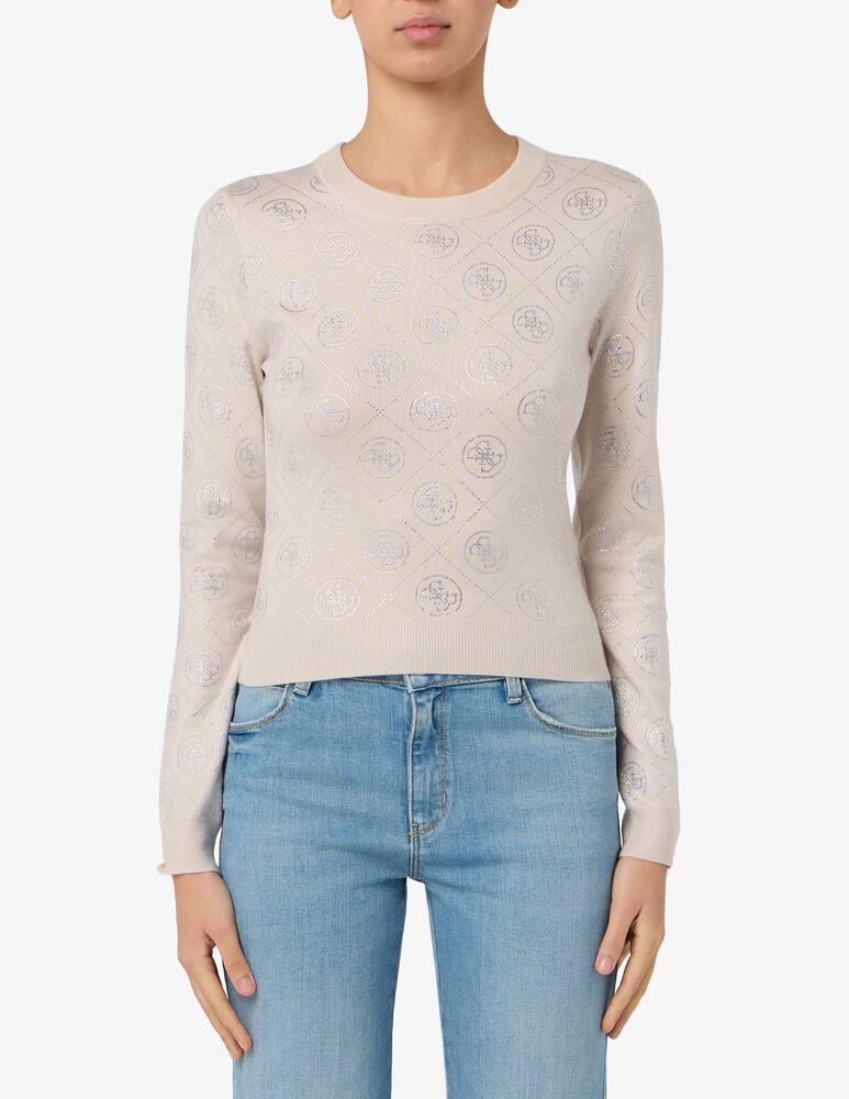Guess Crewneck rhinestone sweater - picture 1