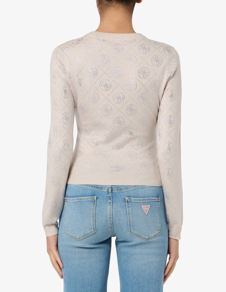 Guess Crewneck rhinestone sweater - picture 3
