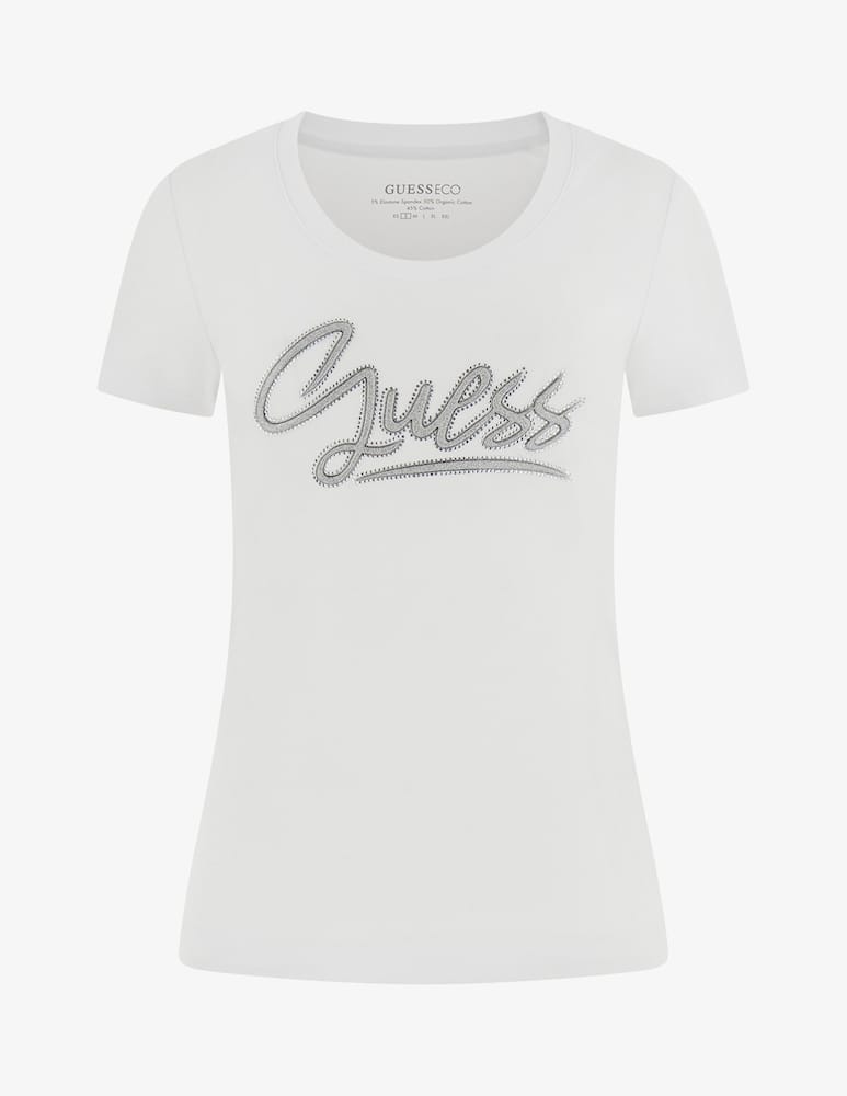 rinascente Guess Script logo t-shirt