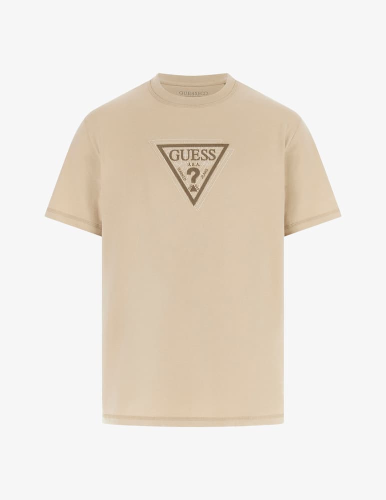 rinascente Guess T-shirt logo in terry