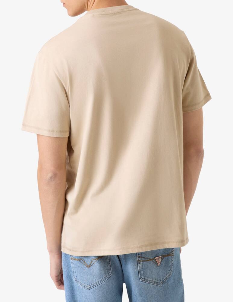 rinascente Guess T-shirt logo in terry