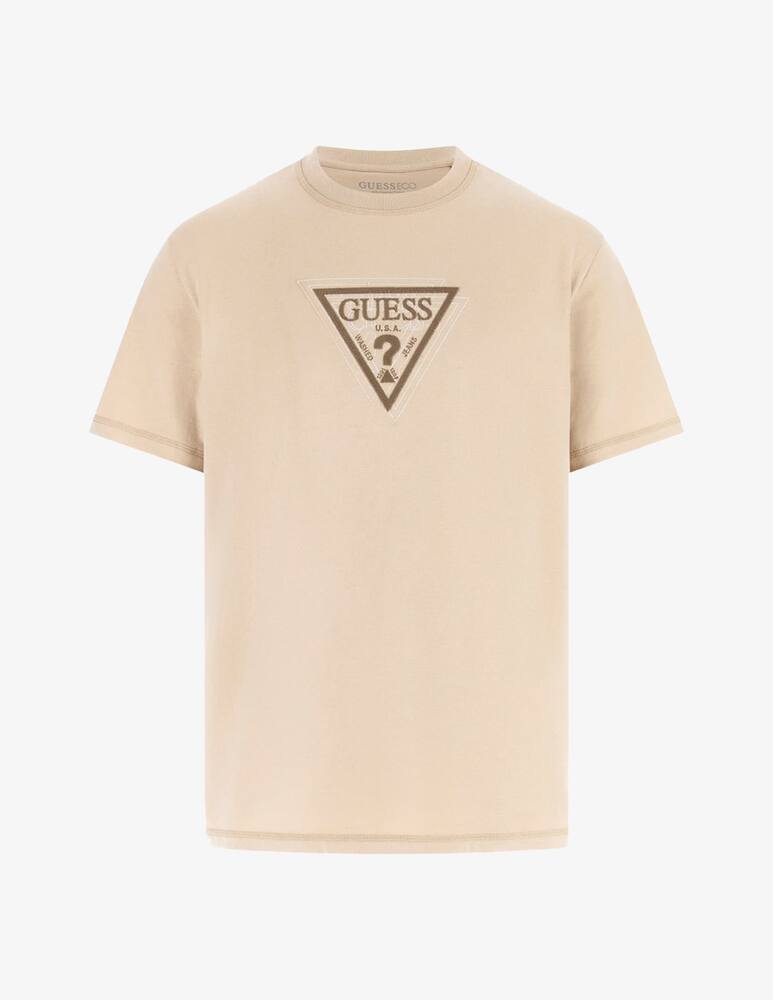 rinascente Guess T-shirt logo in terry
