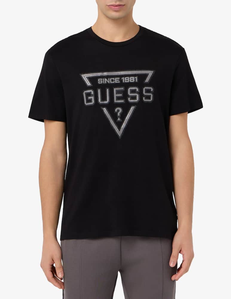 rinascente Guess Painted triangle t-shirt