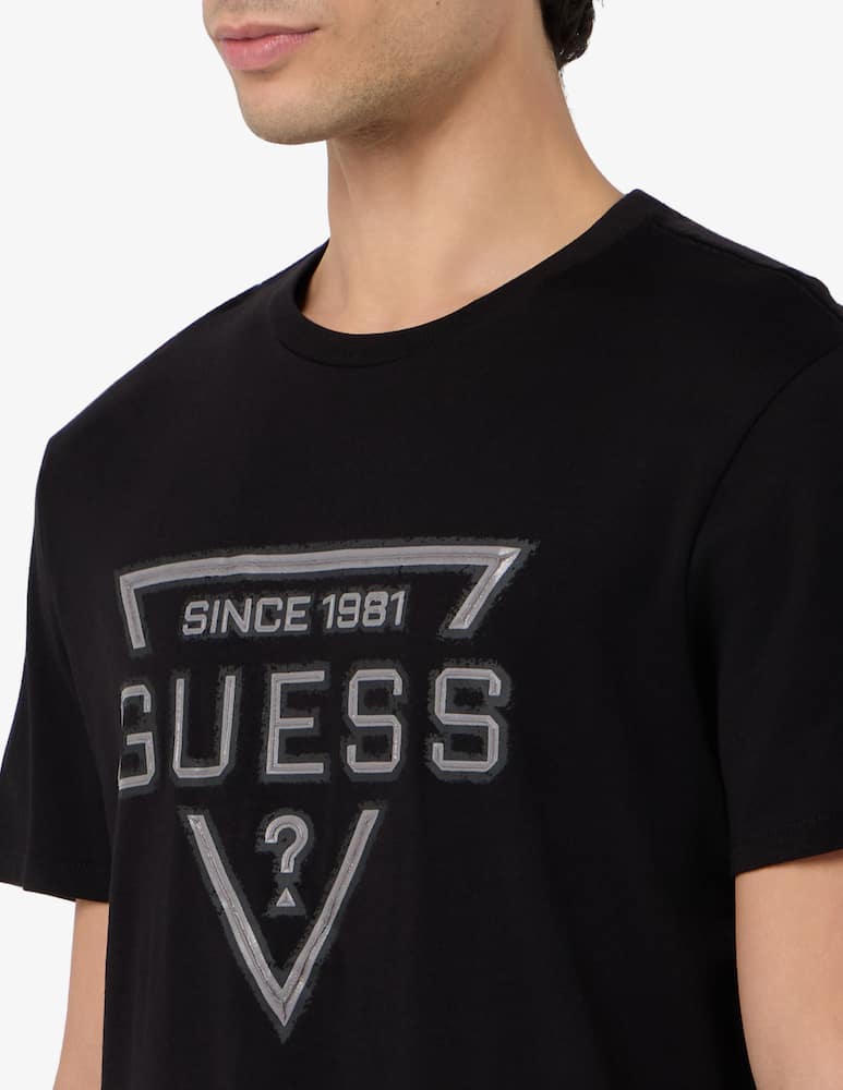 rinascente Guess Painted triangle t-shirt