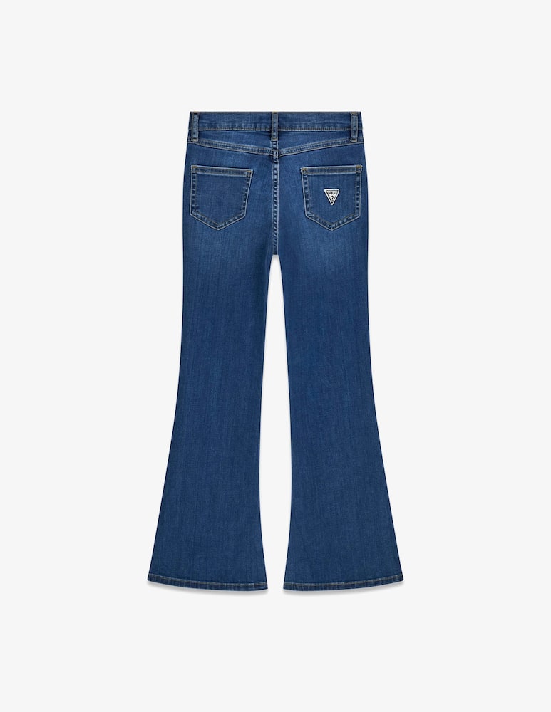 rinascente Guess Stretch denim flare trousers