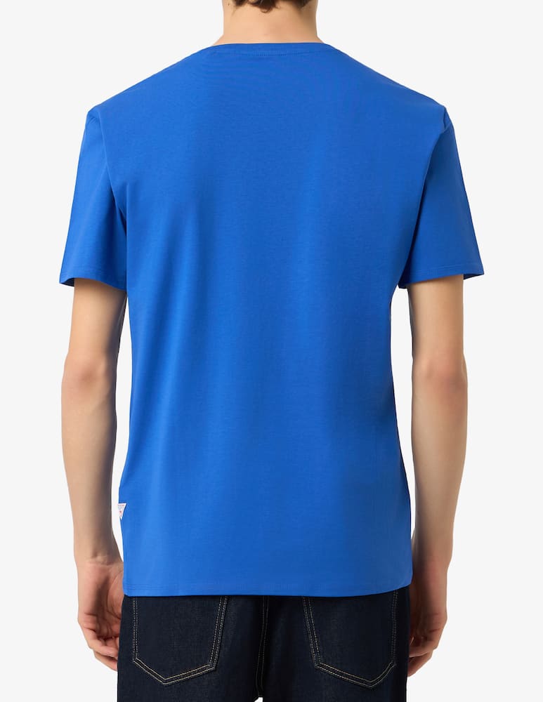 rinascente Guess Triangle palm logo t-shirt