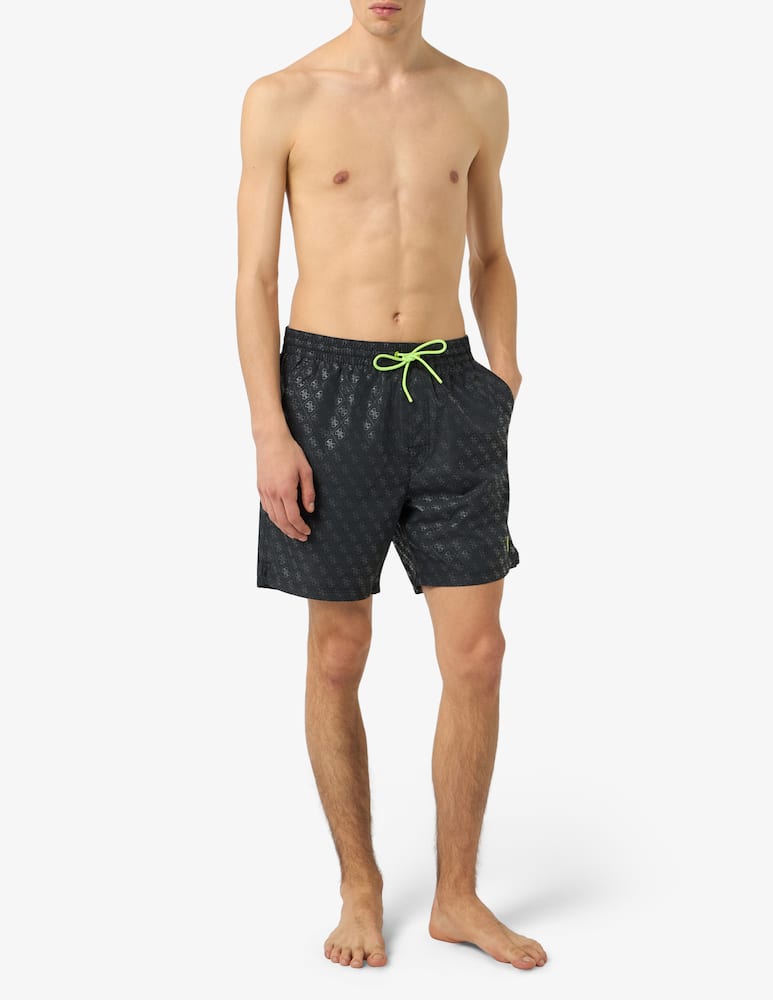 rinascente Guess Logo print swim boxer