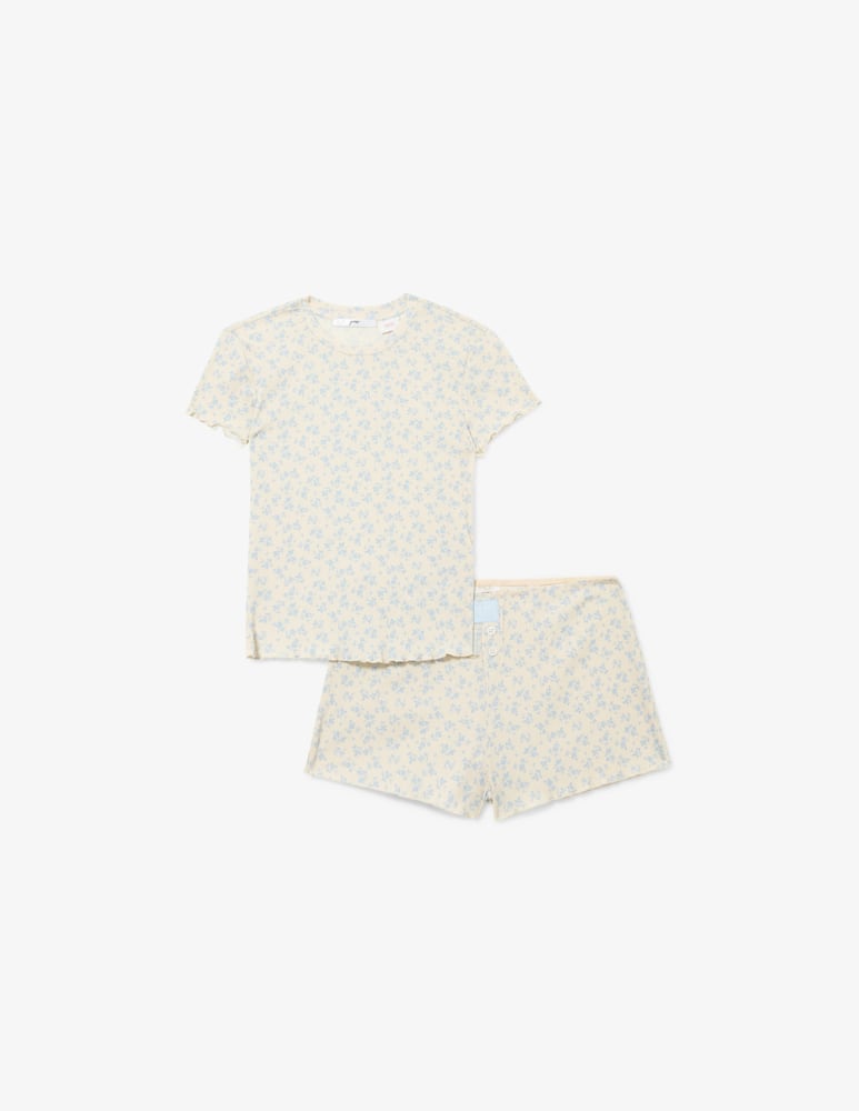 rinascente Guess Camille floral t-shirt and shorts