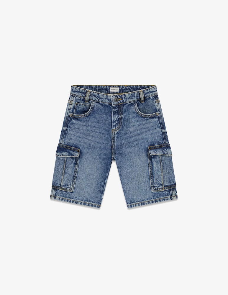 Guess Short cargo in jeans - immagine 1 Guess Short cargo in jeans - immagine 1