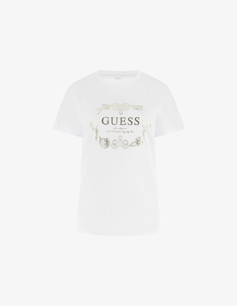 rinascente Guess Eva logo t-shirt