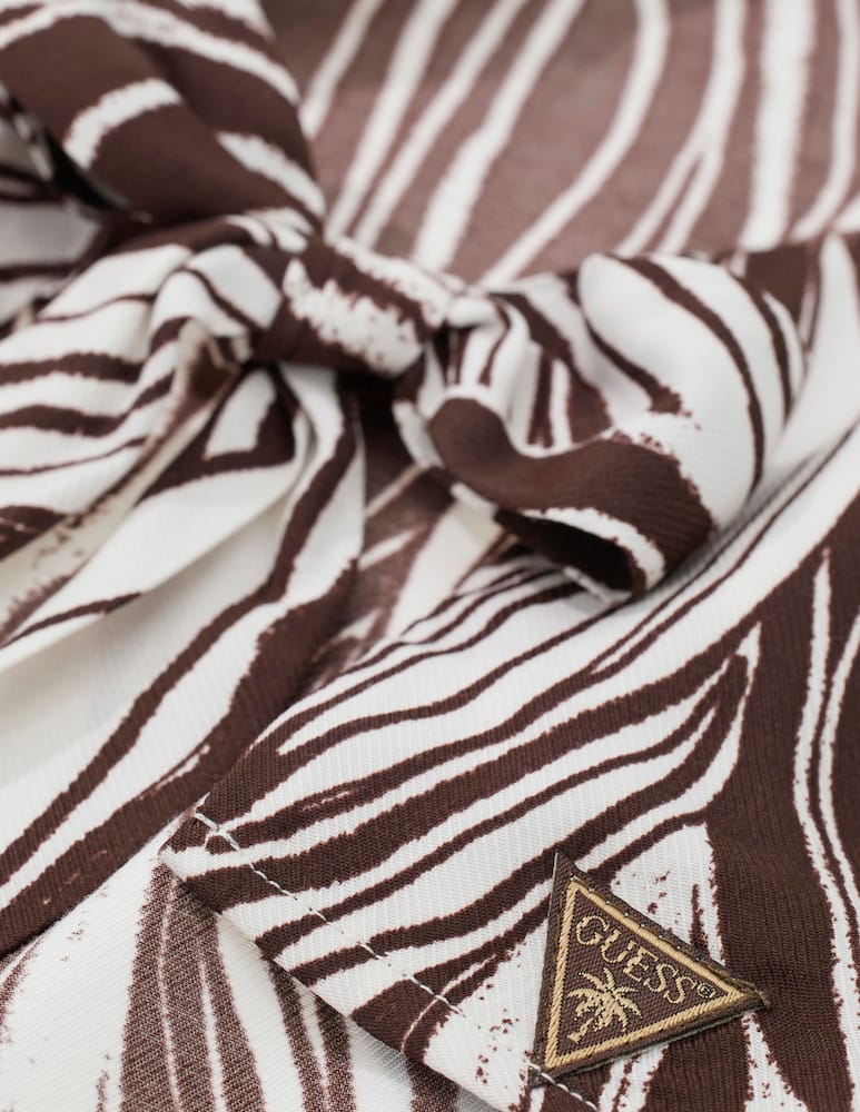 rinascente Guess Leaf knot crop top