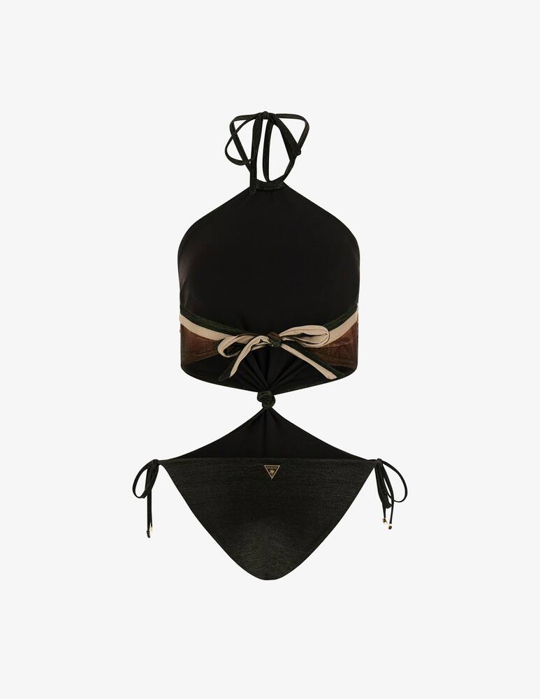 rinascente Guess Fleur one piece knot swimsuit