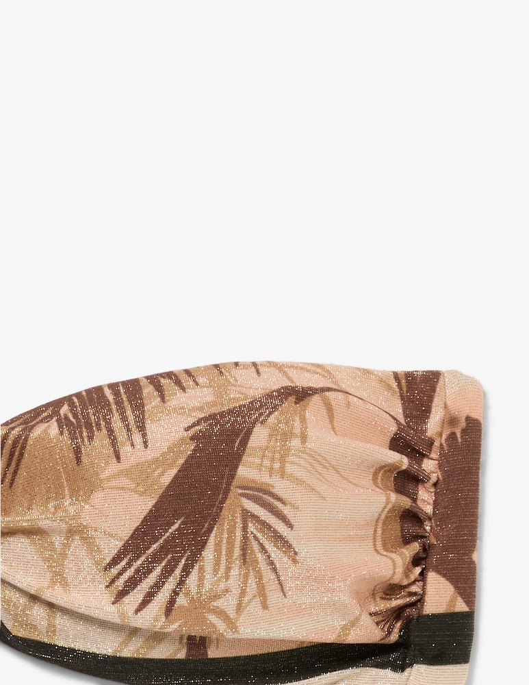 rinascente Guess Fleur bandeau bikini top