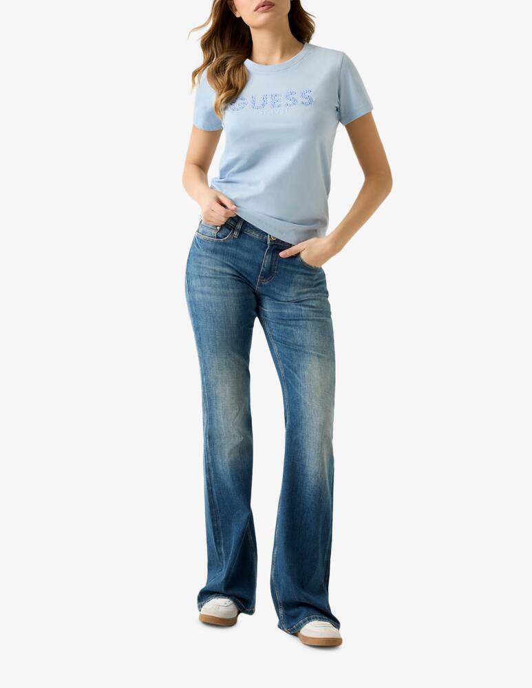 rinascente Guess T-shirt con logo borchie